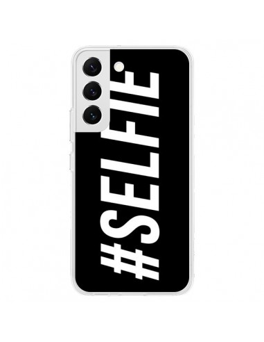 Coque Samsung Galaxy S22 5G Hashtag Selfie Noir Horizontal - Jonathan Perez