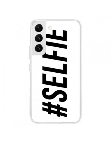 Coque Samsung Galaxy S22 5G Hashtag Selfie Blanc Horizontal - Jonathan Perez