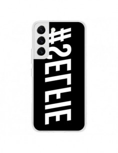 Coque Samsung Galaxy S22 5G Hashtag Selfie Blanc Inversé...