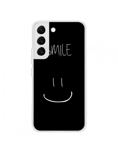 Coque Samsung Galaxy S22 5G Smile Souriez Noir - Jonathan Perez