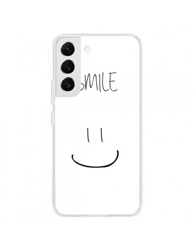 Coque Samsung Galaxy S22 5G Smile Souriez en Blanc - Jonathan Perez