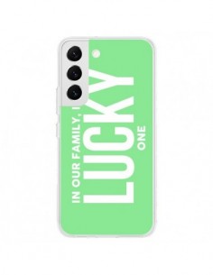 Coque Samsung Galaxy S22 5G In our family i'm the Lucky...