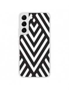 Coque Samsung Galaxy S22 5G Geometric Azteque Noir...