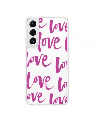 Coque Samsung Galaxy S22 5G Love Love Love Amour Transparente - Dricia Do