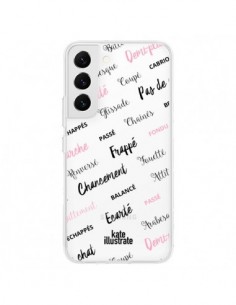 Coque Samsung Galaxy S22 5G Ballerina Ballerine Mots...