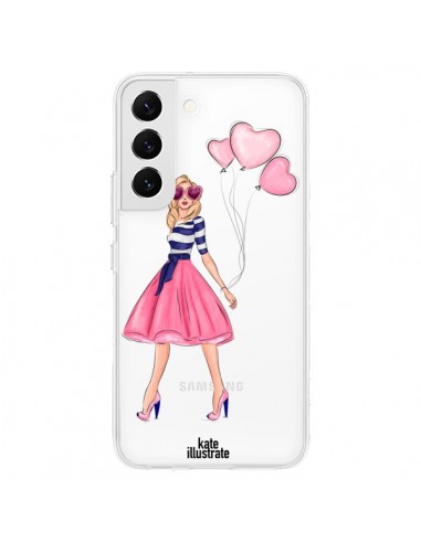 Coque Samsung Galaxy S22 5G Legally Blonde Love Transparente - kateillustrate