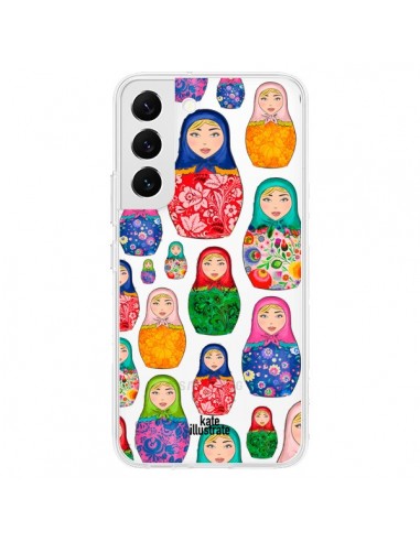 Coque Samsung Galaxy S22 5G Matryoshka Dolls Poupées Russes Transparente - kateillustrate