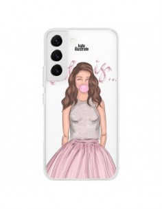 Coque Samsung Galaxy S22 5G Bubble Girl Tiffany Rose...