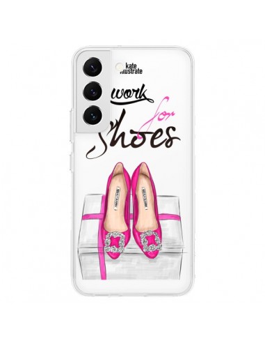 Coque Samsung Galaxy S22 5G I Work For Shoes Chaussures Transparente - kateillustrate