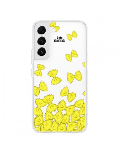 Coque Samsung Galaxy S22 5G Italian Pasta Pates Italiennes Transparente - kateillustrate