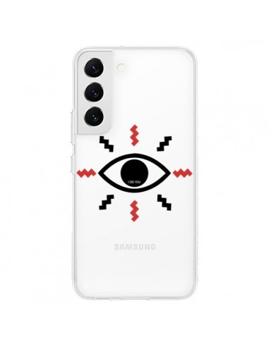 Coque Samsung Galaxy S22 5G Eye I See You Oeil Transparente - Koura-Rosy Kane