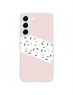 Coque Samsung Galaxy S22 5G Festive Pattern Rose -...