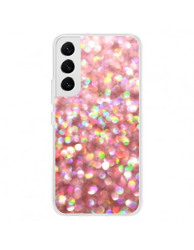 Coque Samsung Galaxy S22 5G Paillettes Pinkalicious - Lisa Argyropoulos