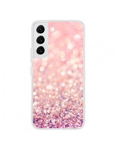 Coque Samsung Galaxy S22 5G Paillettes Blush - Lisa Argyropoulos