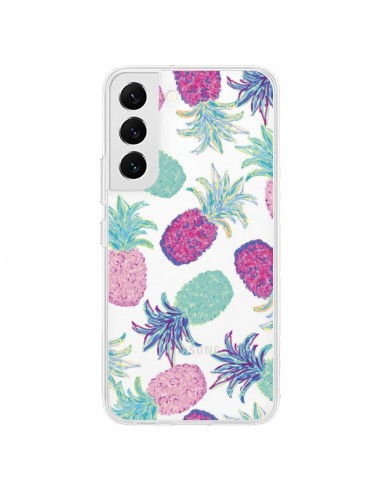 Coque Samsung Galaxy S22 5G Ananas Pineapple Fruit Ete Summer Transparente - Lisa Argyropoulos