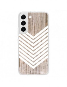 Coque Samsung Galaxy S22 5G Tribal Aztèque Bois Wood...