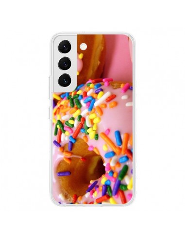 Coque Samsung Galaxy S22 5G Donuts Rose Candy Bonbon - Laetitia