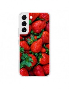 Coque Samsung Galaxy S22 5G Fraise Strawberry Fruit -...