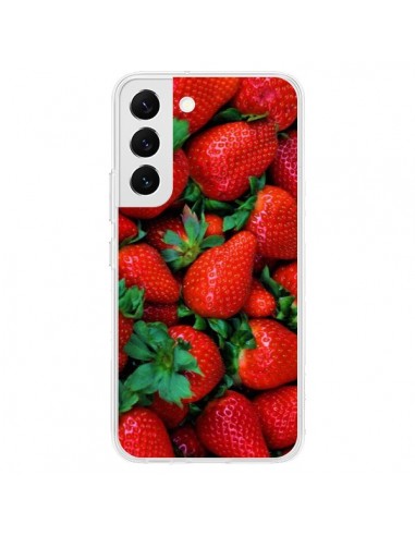 Coque Samsung Galaxy S22 5G Fraise Strawberry Fruit - Laetitia