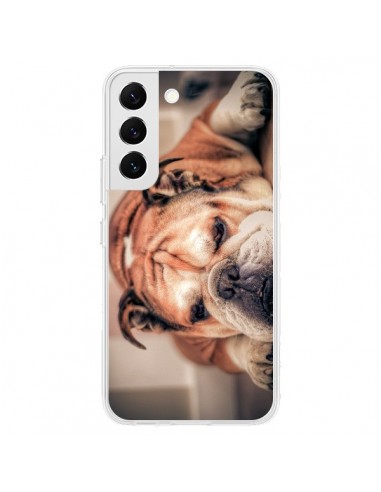 Coque Samsung Galaxy S22 5G Chien Bulldog Dog - Laetitia