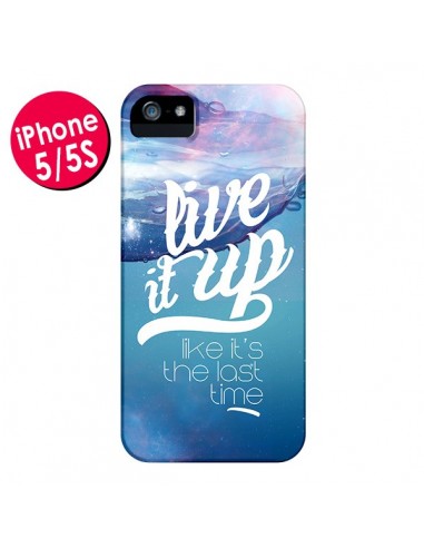 Coque Last Time Bleu pour iPhone 5 et 5S - Javier Martinez