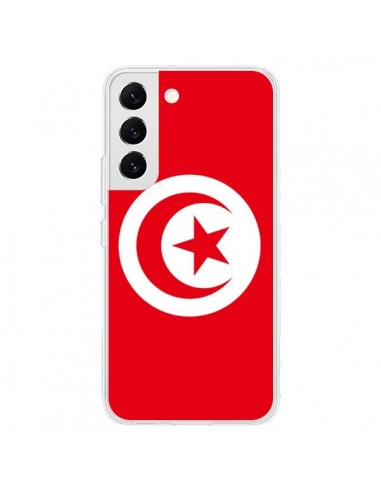 Coque Samsung Galaxy S22 5G Drapeau Tunisie Tunisien - Laetitia
