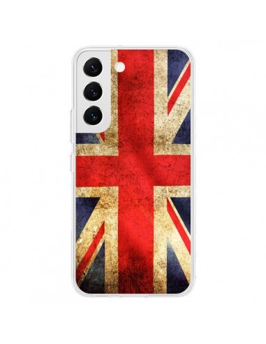 Coque Samsung Galaxy S22 5G Drapeau Angleterre Anglais UK - Laetitia