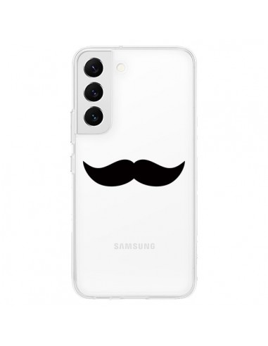 Coque Samsung Galaxy S22 5G Moustache Movember Transparente - Laetitia