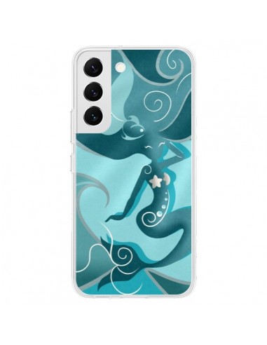 Coque Samsung Galaxy S22 5G La Petite Sirene Blue Mermaid - LouJah