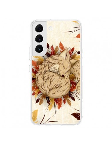 Coque Samsung Galaxy S22 5G Night Fall Renard Automne - LouJah