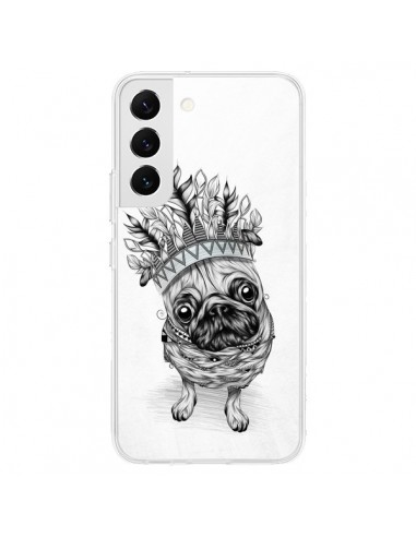 Coque Samsung Galaxy S22 5G Indian Dog Chien Indien Chef Couronne - LouJah