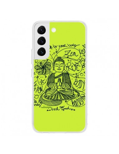 Coque Samsung Galaxy S22 5G Buddha Listen to your body Love Zen Relax - Leellouebrigitte