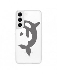 Coque Samsung Galaxy S22 5G Orque Orca Ocean Transparente...