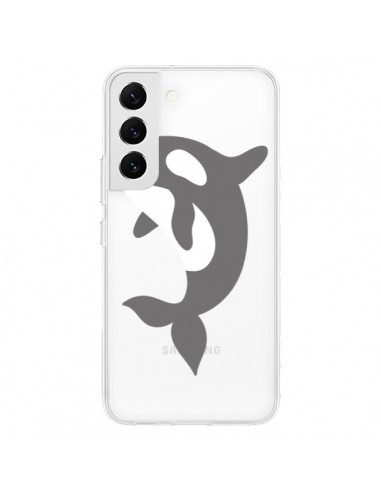 Coque Samsung Galaxy S22 5G Orque Orca Ocean Transparente - Petit Griffin