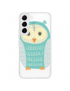 Coque Samsung Galaxy S22 5G Hibou Owl Transparente -...