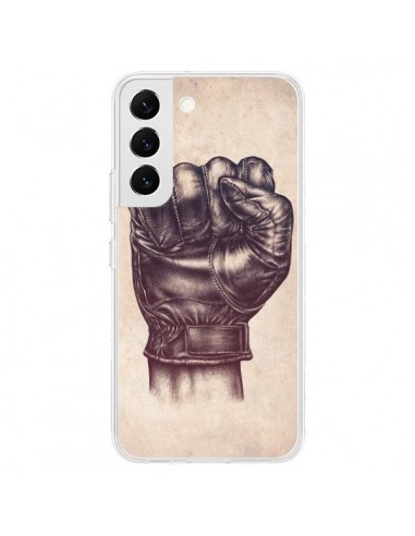 Coque Samsung Galaxy S22 5G Fight Poing Cuir - Lassana