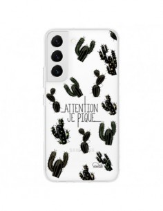 Coque Samsung Galaxy S22 5G Cactus Je Pique Transparente...