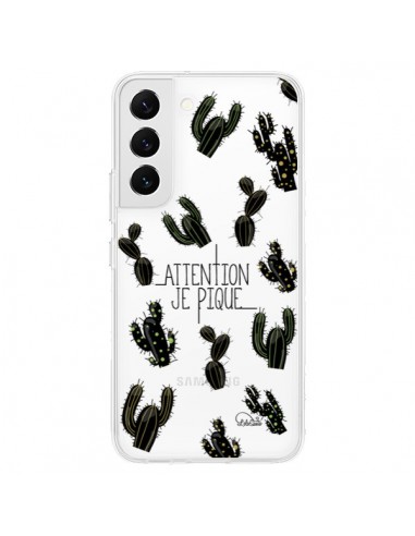 Coque Samsung Galaxy S22 5G Cactus Je Pique Transparente - Lolo Santo