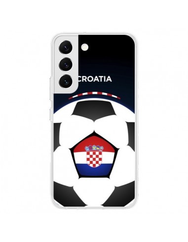 Coque Samsung Galaxy S22 5G Croatie Ballon Football - Madotta