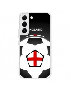 Coque Samsung Galaxy S22 5G Angleterre Ballon Football -...