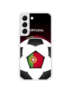 Coque Samsung Galaxy S22 5G Portugal Ballon Football -...