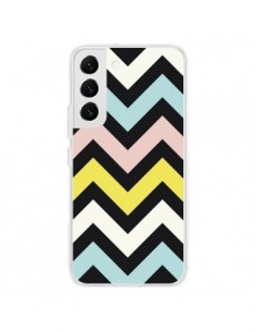 Coque Samsung Galaxy S22 5G Azteque Chevron Sunny - Mary...