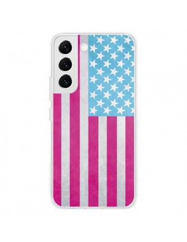 Coque Samsung Galaxy S22 5G Drapeau USA Vintage - Mary Nesrala