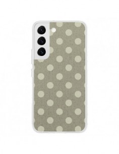 Coque Samsung Galaxy S22 5G Pois Polka Camel - Mary Nesrala