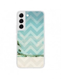 Coque Samsung Galaxy S22 5G Chevron Beach Dreams Triangle...