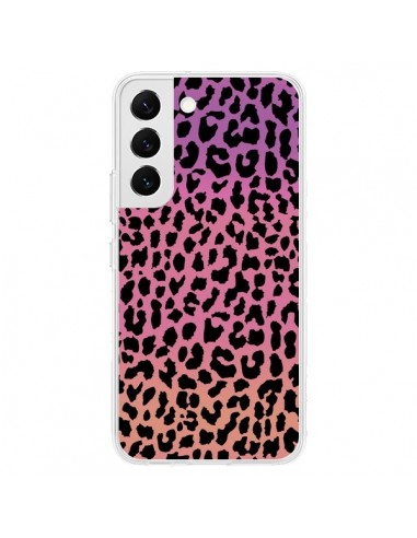 Coque Samsung Galaxy S22 5G Leopard Hot Rose Corail - Mary Nesrala