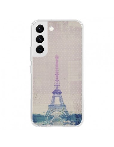 Coque Samsung Galaxy S22 5G I love Paris Tour Eiffel - Mary Nesrala