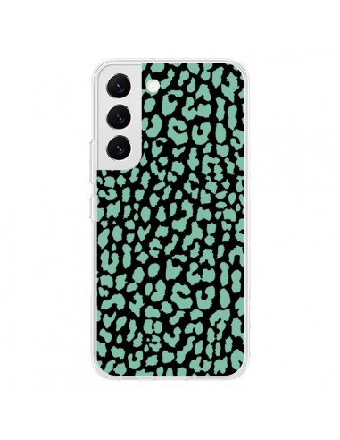 Coque Samsung Galaxy S22 5G Leopard Mint Vert - Mary Nesrala