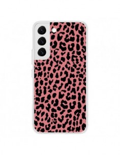 Coque Samsung Galaxy S22 5G Leopard Corail Neon - Mary...