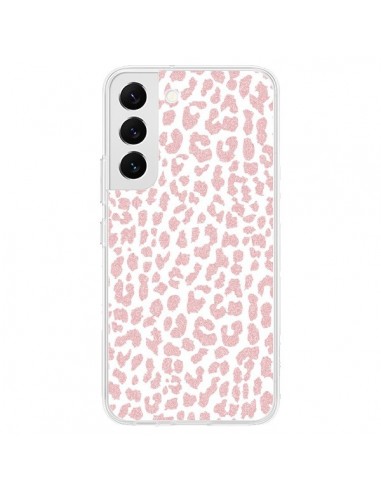 Coque Samsung Galaxy S22 5G Leopard Rose Corail - Mary Nesrala